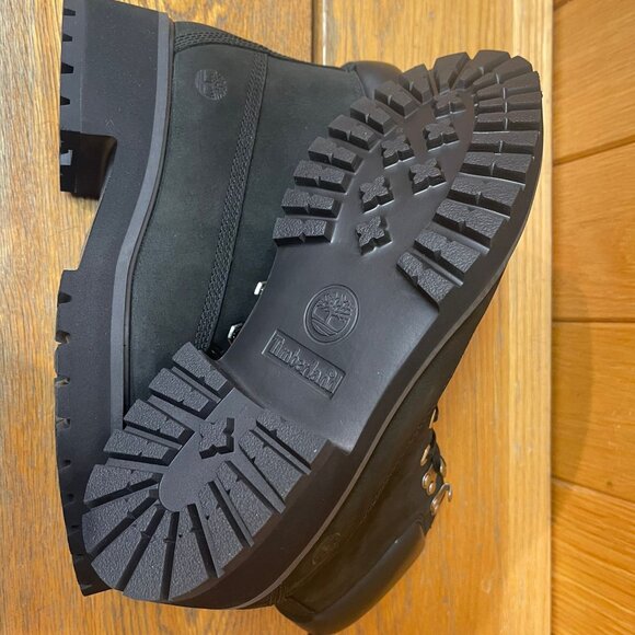 TIMBERLAND WOMEN'S CARNAB COOL 6 '' INCH BOOT BLACK NUBUCK A5NYY SIZE 9 & 10 - Picture 8 of 10